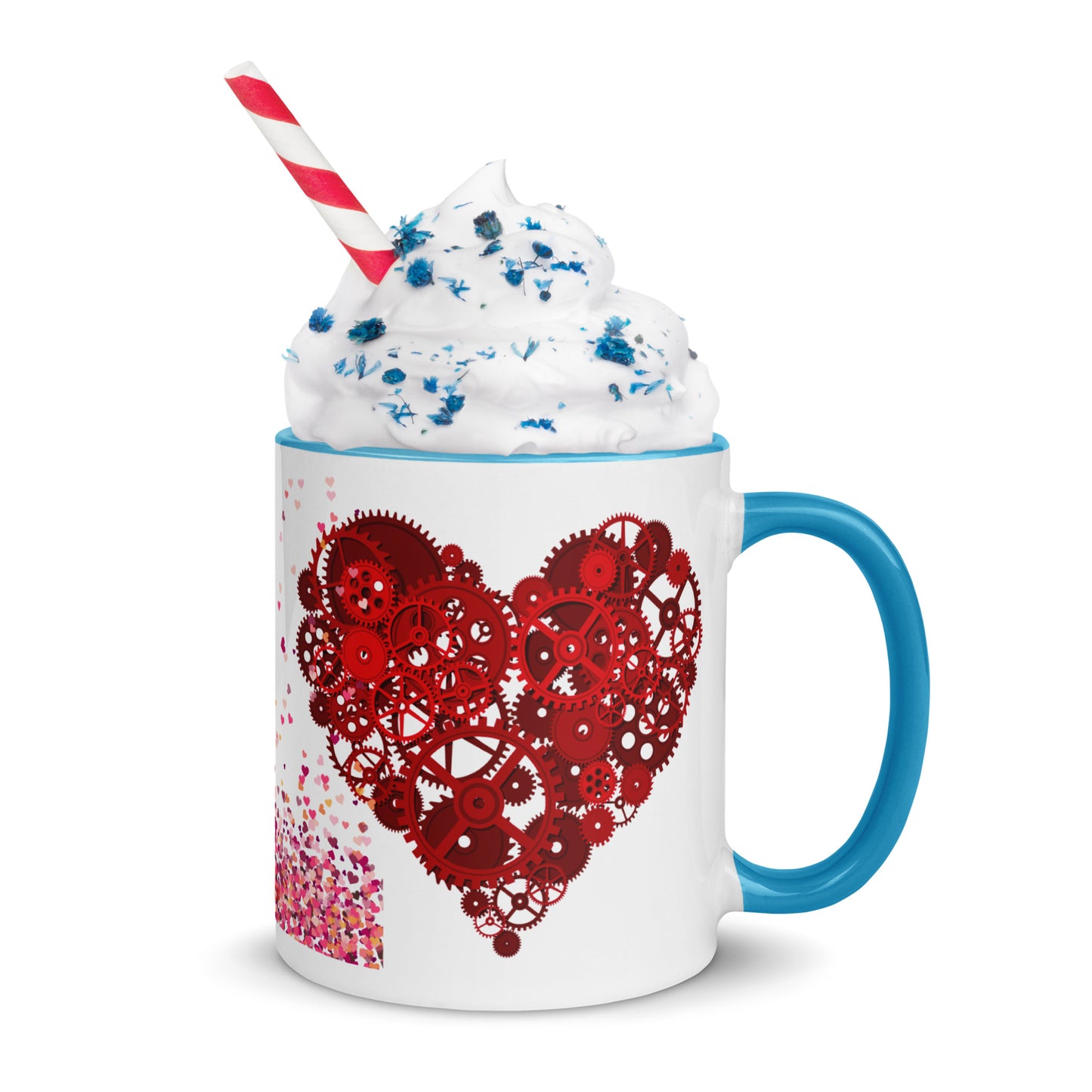 Mug à Intérieur Coloré *Amour *Love *Coeur #4