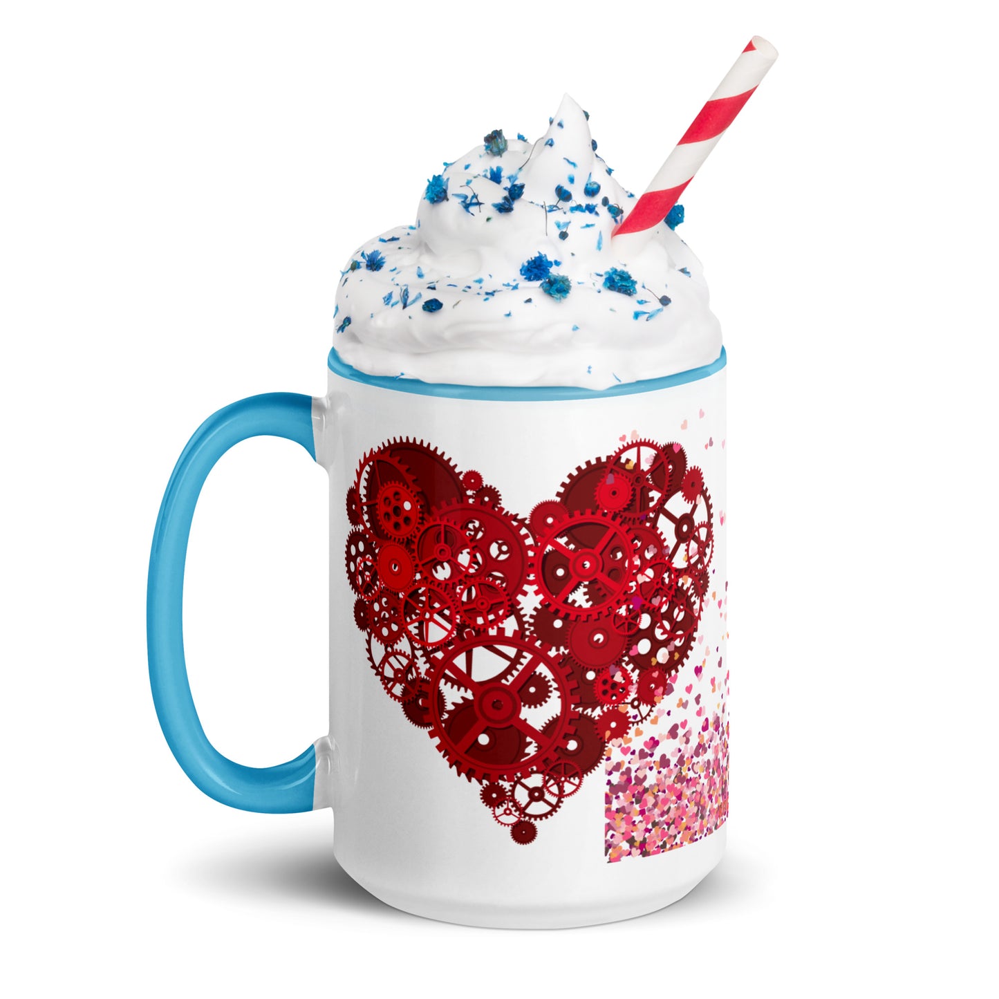 Mug à Intérieur Coloré *Amour *Love *Coeur #4