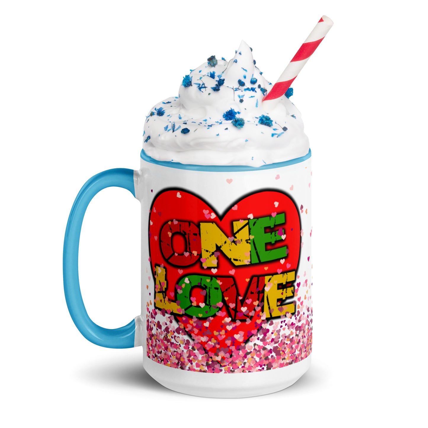 Mug à Intérieur Coloré *Amour *Love *Coeur #6