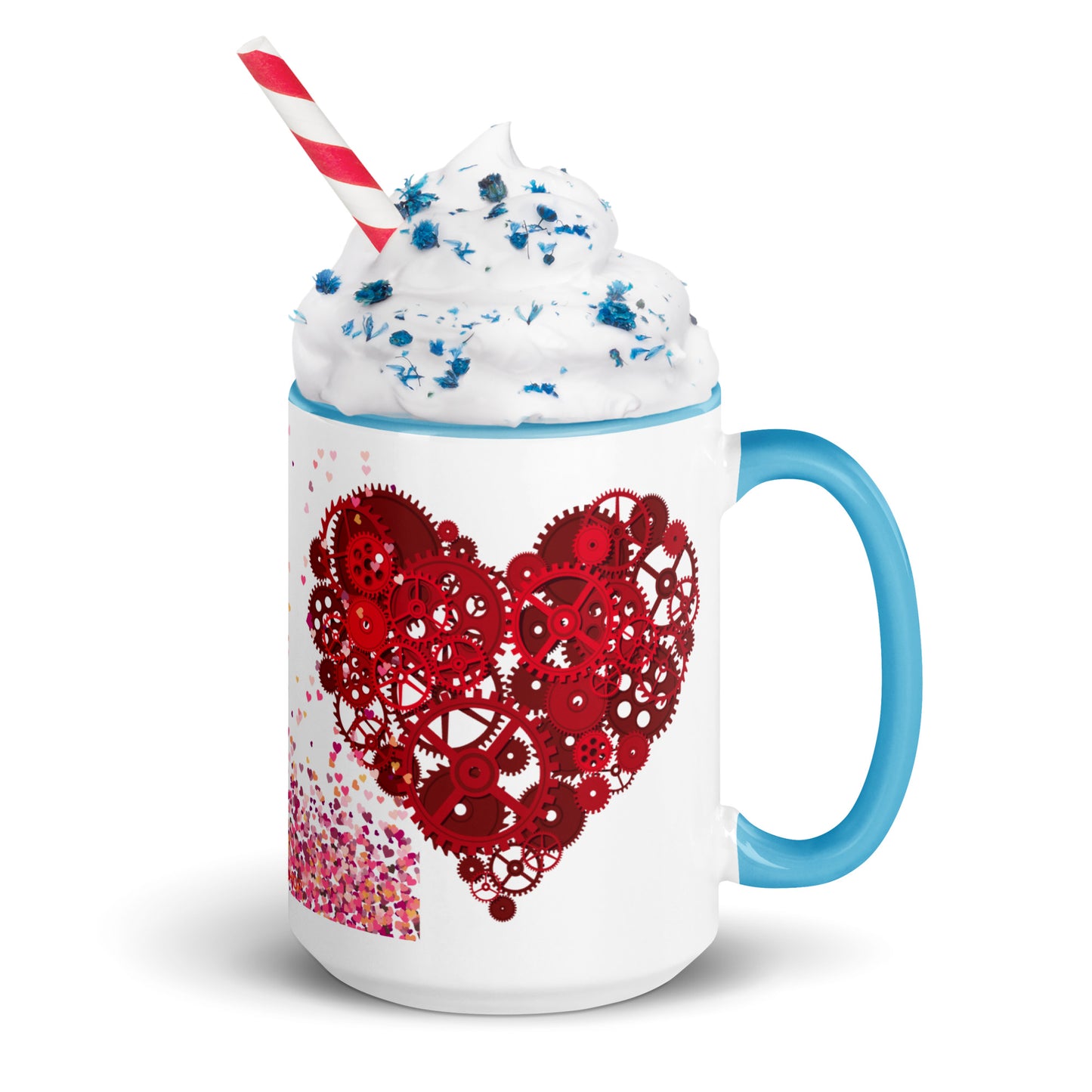 Mug à Intérieur Coloré *Amour *Love *Coeur #4