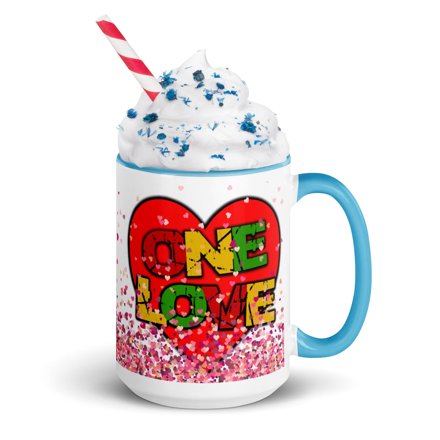 Mug à Intérieur Coloré *Amour *Love *Coeur #6