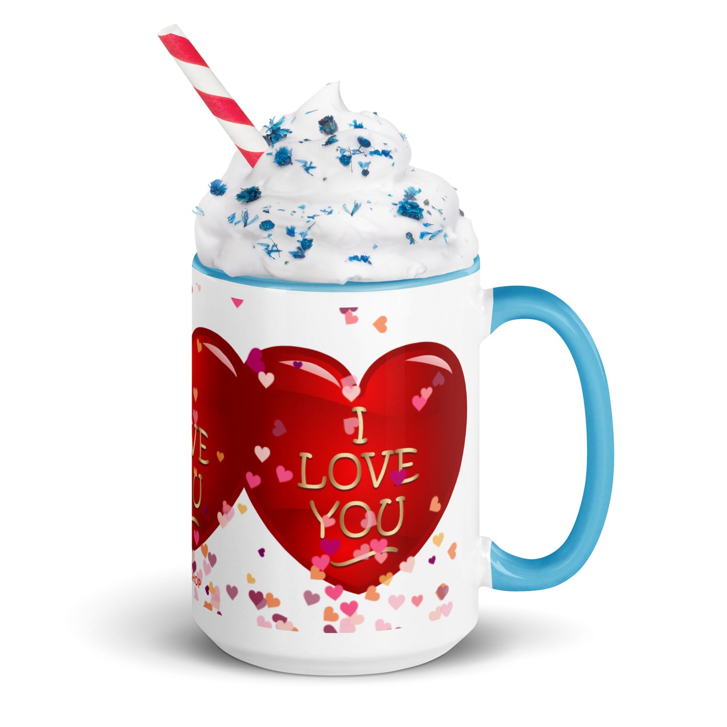 Mug à Intérieur Coloré *Amour *Love *Coeur #5