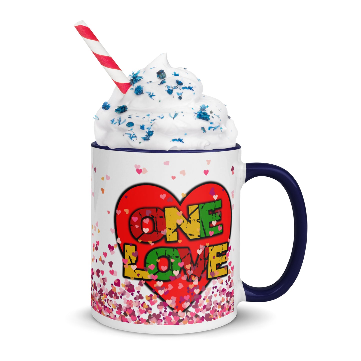 Mug à Intérieur Coloré *Amour *Love *Coeur #6