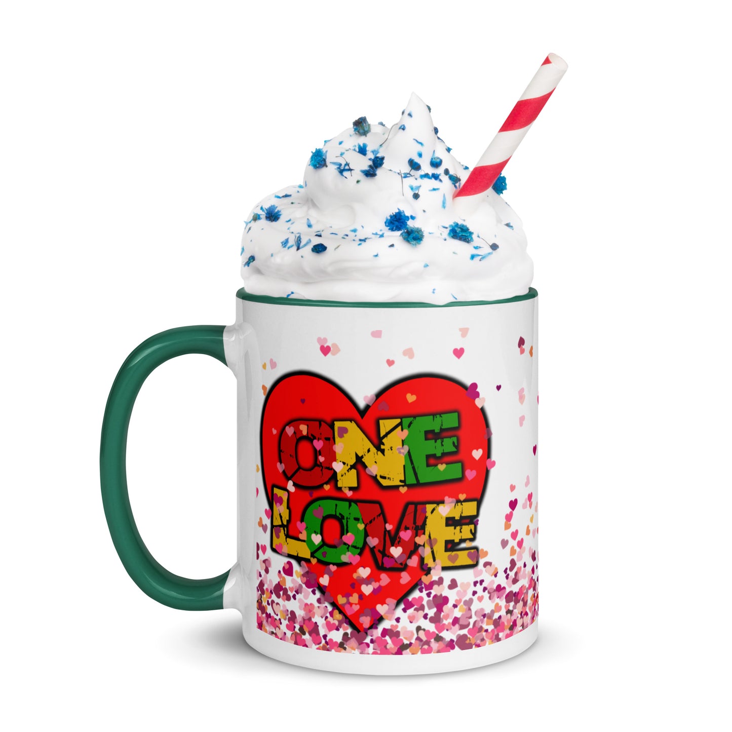 Mug à Intérieur Coloré *Amour *Love *Coeur #6