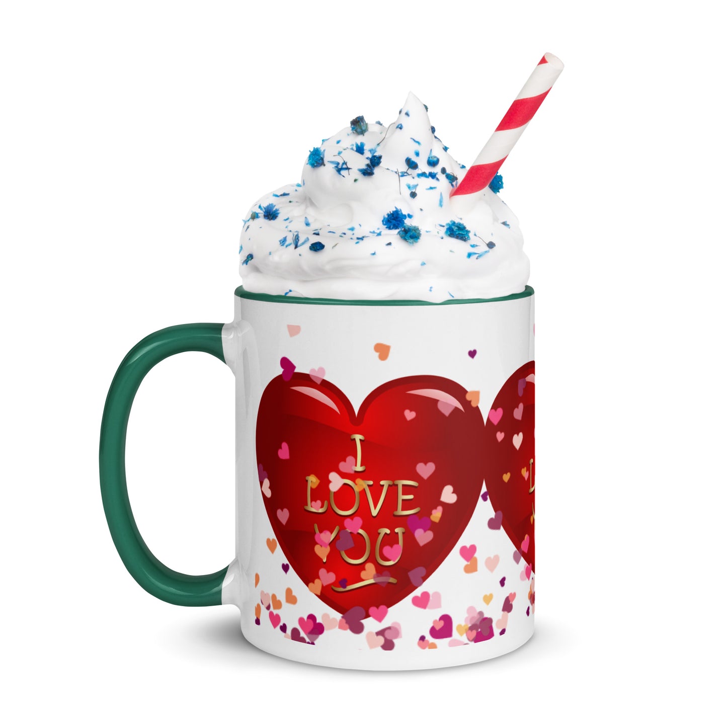 Mug à Intérieur Coloré *Amour *Love *Coeur #5