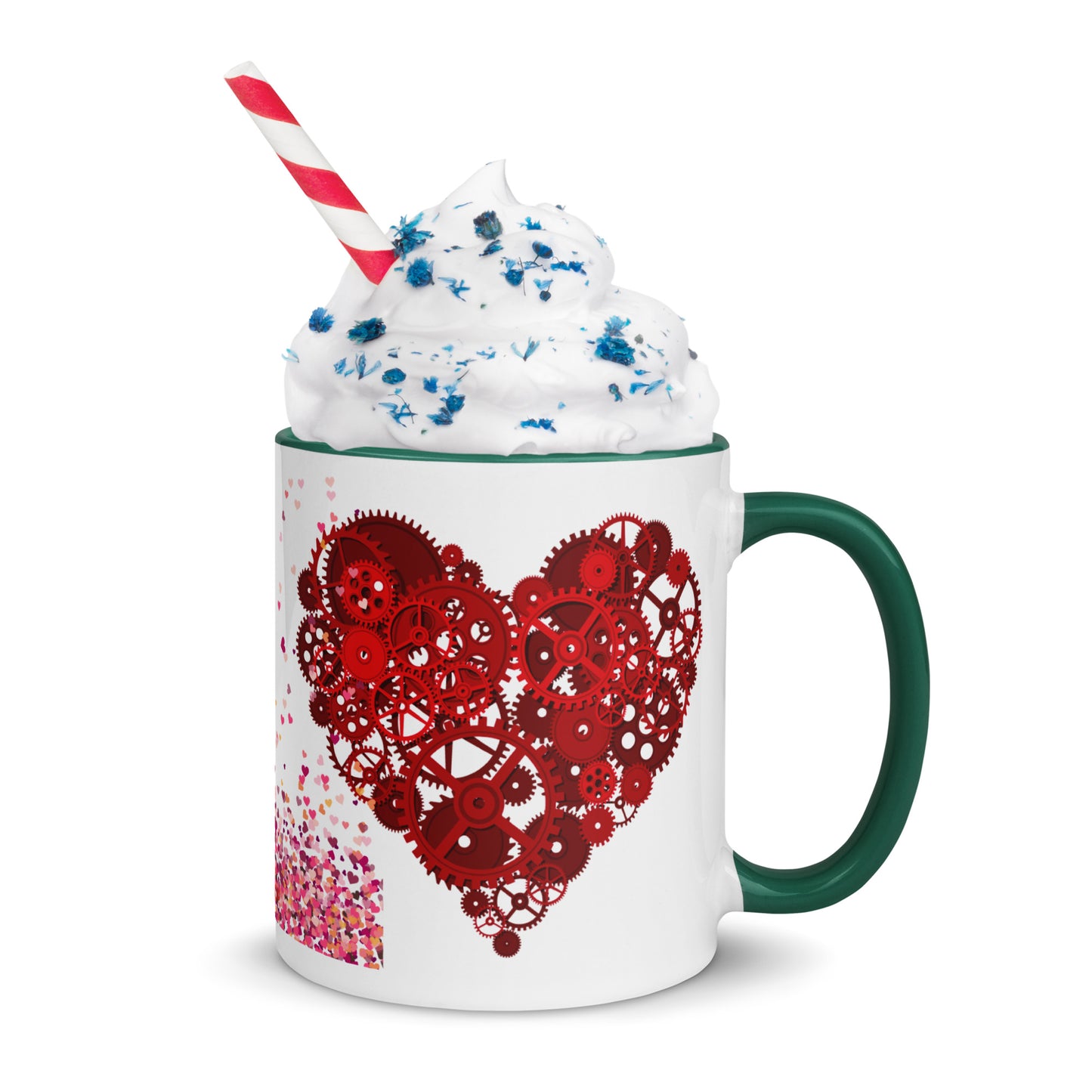 Mug à Intérieur Coloré *Amour *Love *Coeur #4