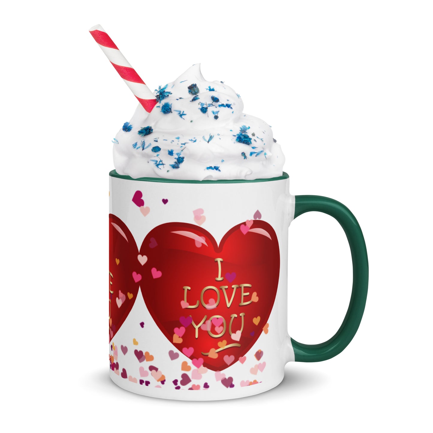 Mug à Intérieur Coloré *Amour *Love *Coeur #5