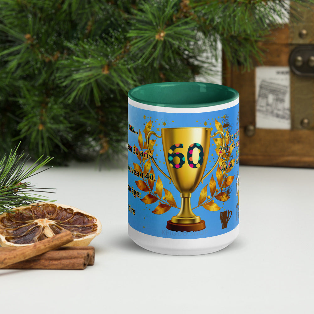 Mug à Intérieur Coloré-10 #60 KFIODO