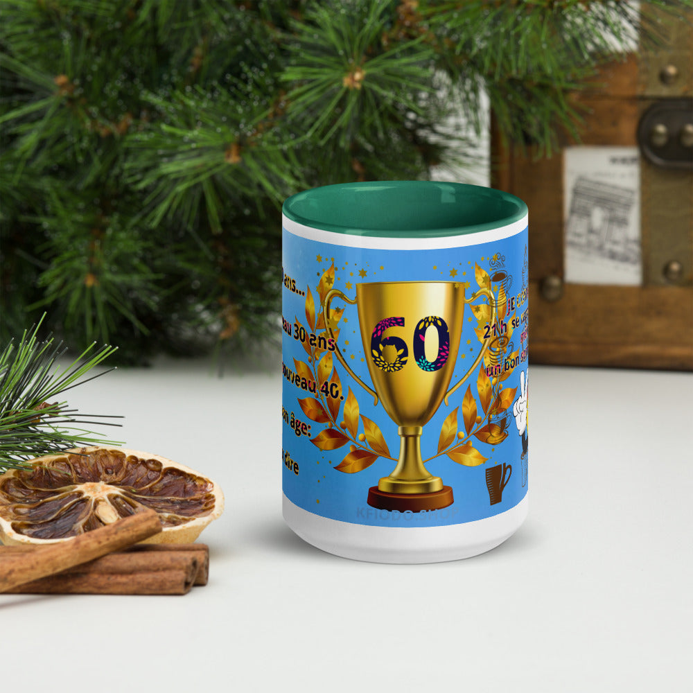 Mug à Intérieur Coloré-9 #60 KFIODO