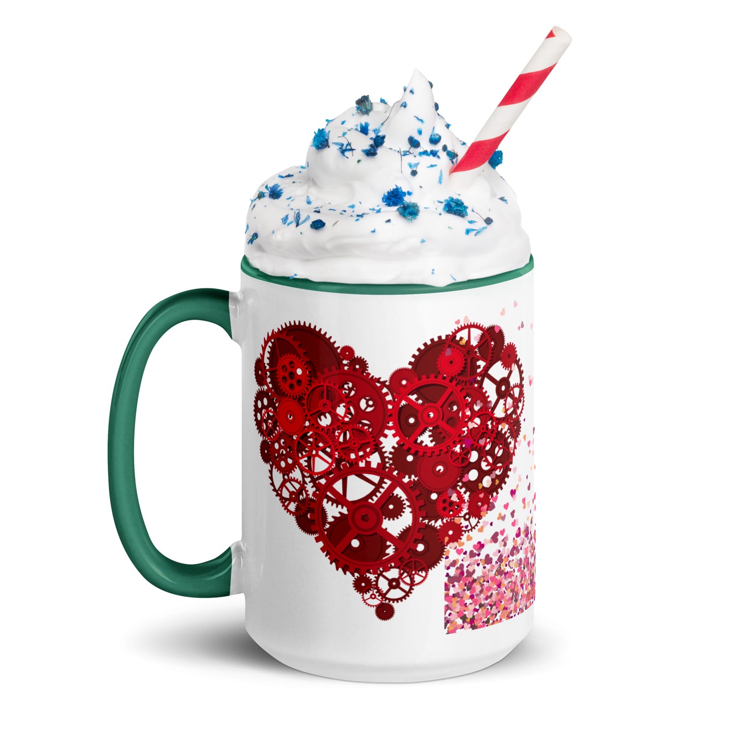 Mug à Intérieur Coloré *Amour *Love *Coeur #4