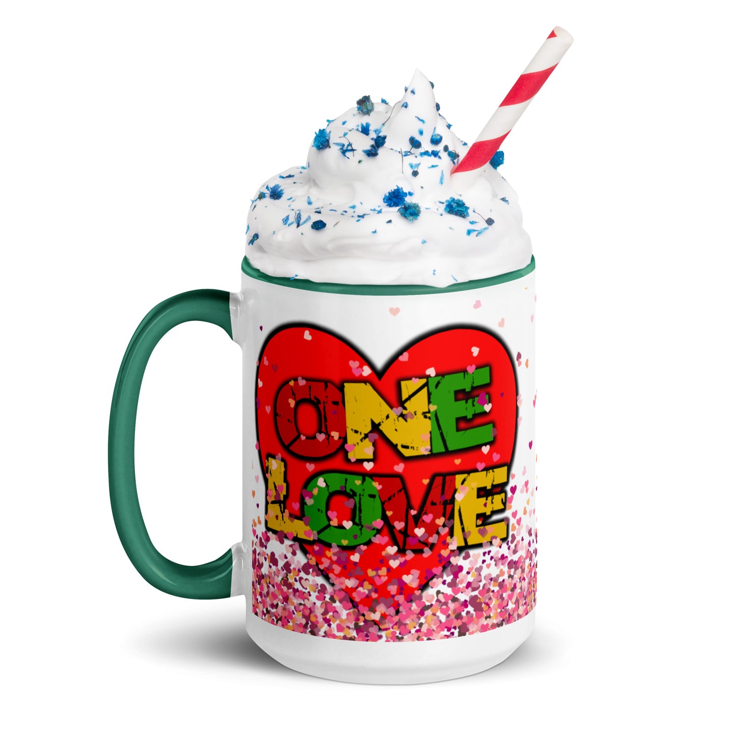 Mug à Intérieur Coloré *Amour *Love *Coeur #6