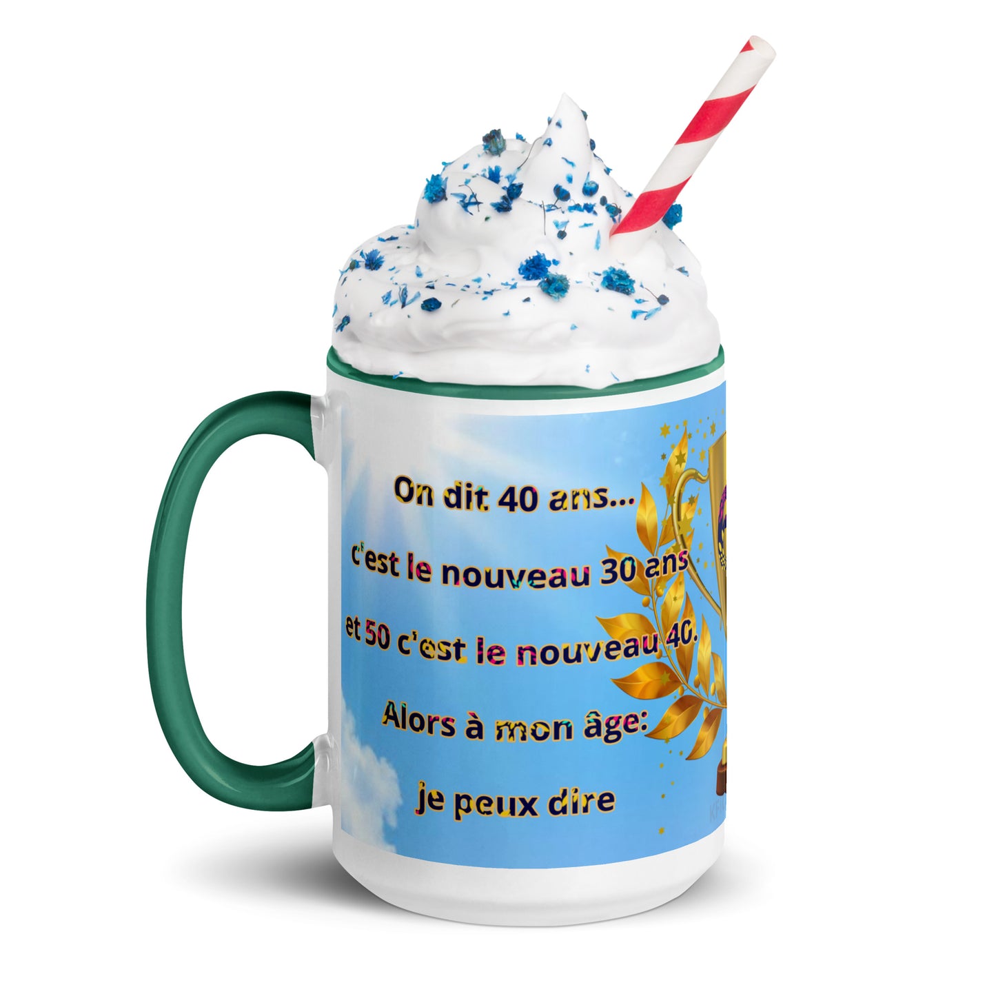 Mug à Intérieur Coloré-1 #60 KFIODO