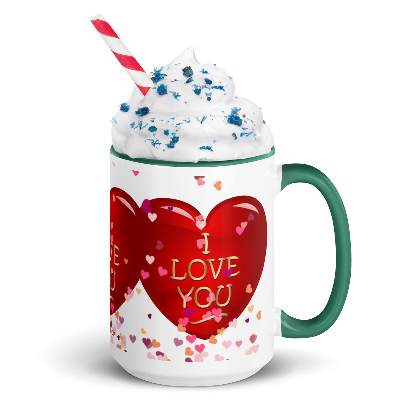 Mug à Intérieur Coloré *Amour *Love *Coeur #5