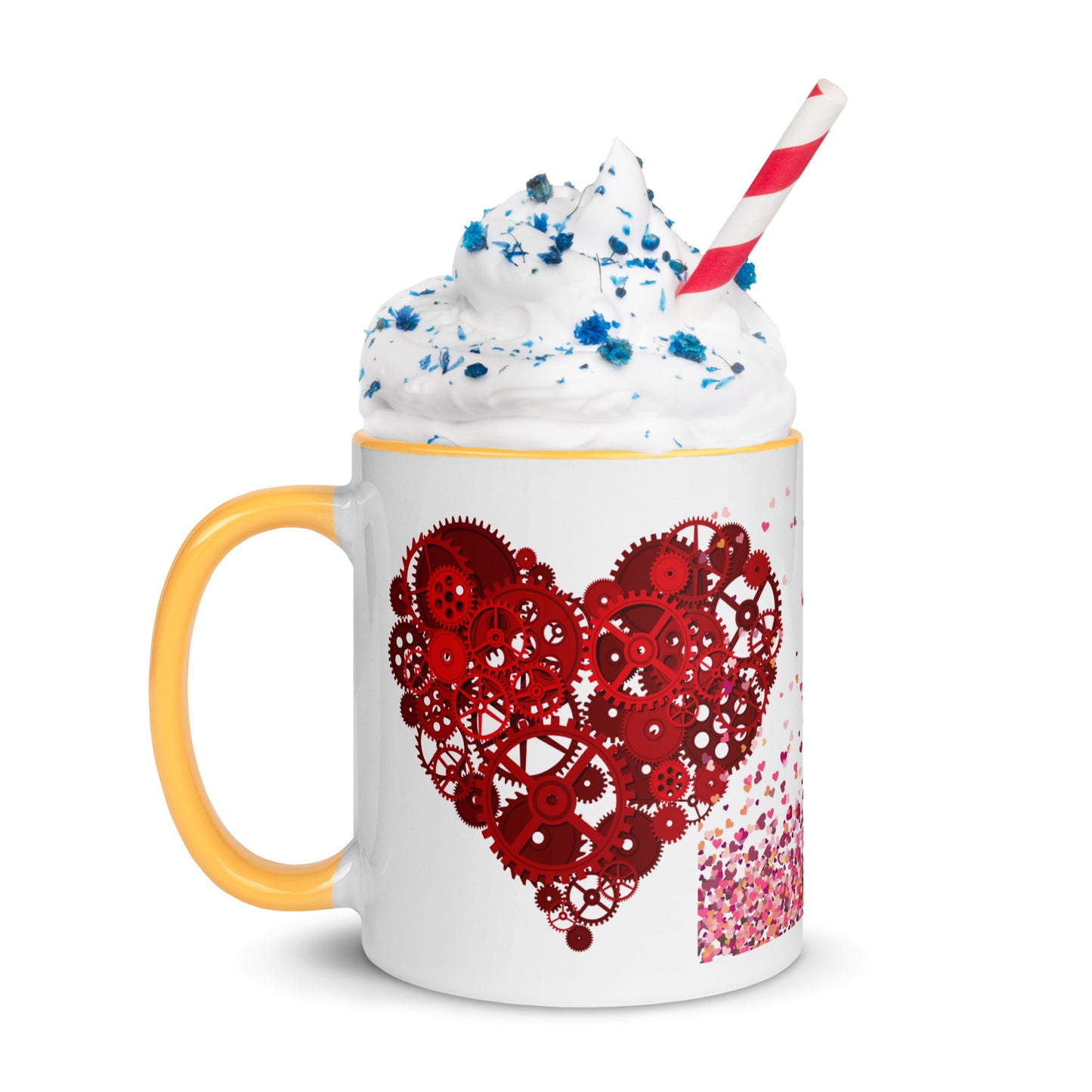 Mug à Intérieur Coloré *Amour *Love *Coeur #4