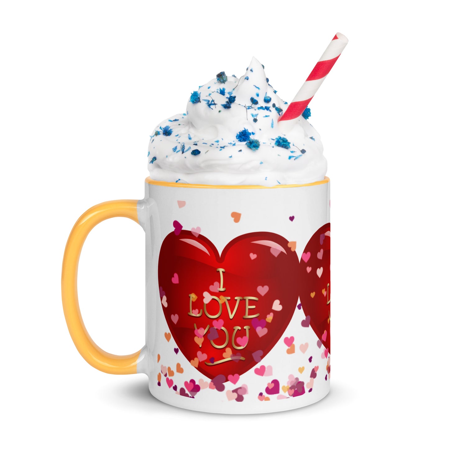 Mug à Intérieur Coloré *Amour *Love *Coeur #5