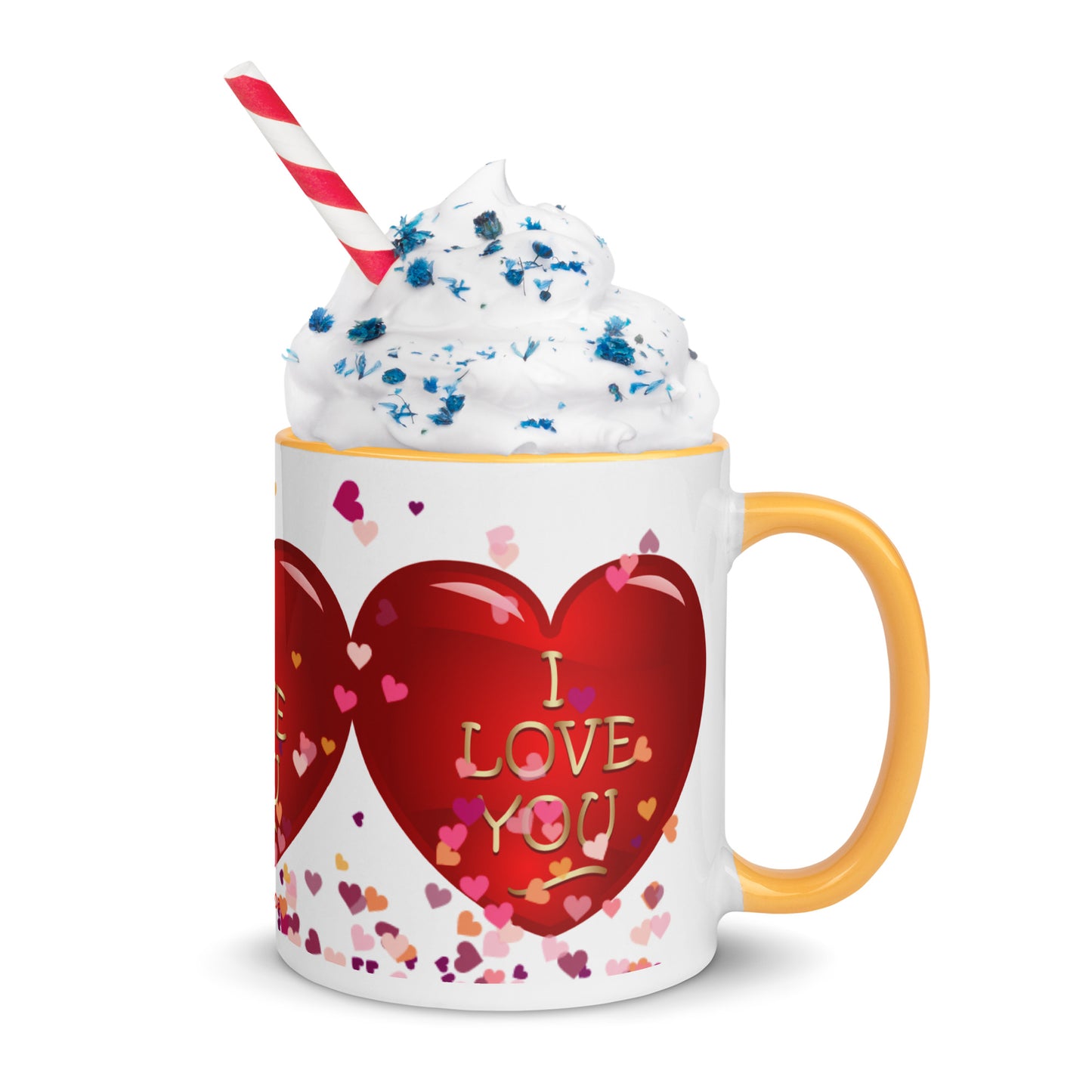 Mug à Intérieur Coloré *Amour *Love *Coeur #5