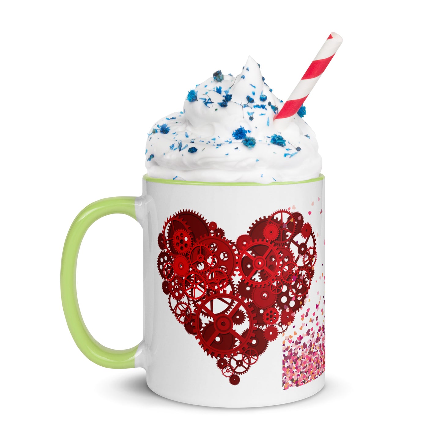 Mug à Intérieur Coloré *Amour *Love *Coeur #4