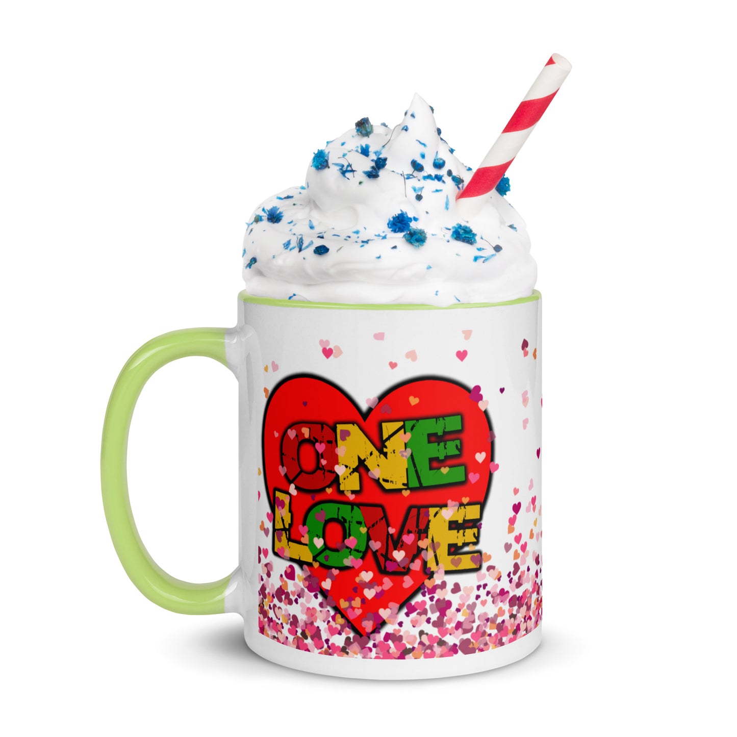 Mug à Intérieur Coloré *Amour *Love *Coeur #6