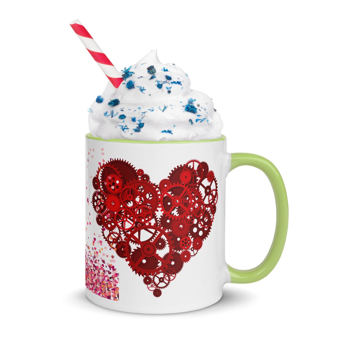 Mug à Intérieur Coloré *Amour *Love *Coeur #4