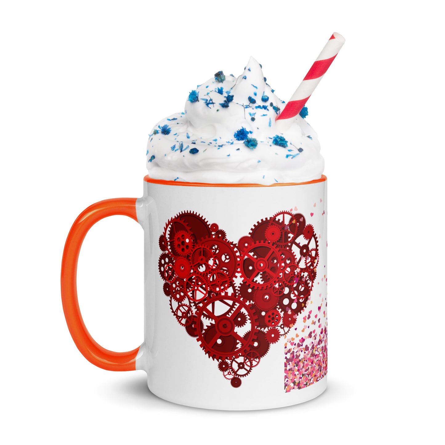 Mug à Intérieur Coloré *Amour *Love *Coeur #4