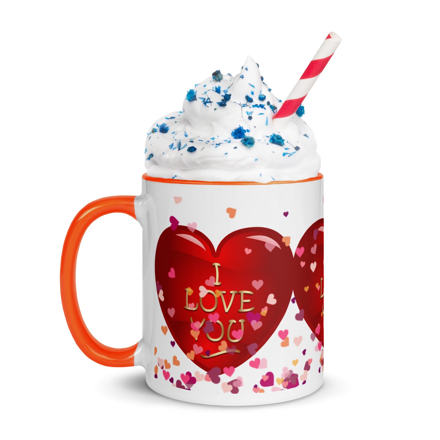 Mug à Intérieur Coloré *Amour *Love *Coeur #5