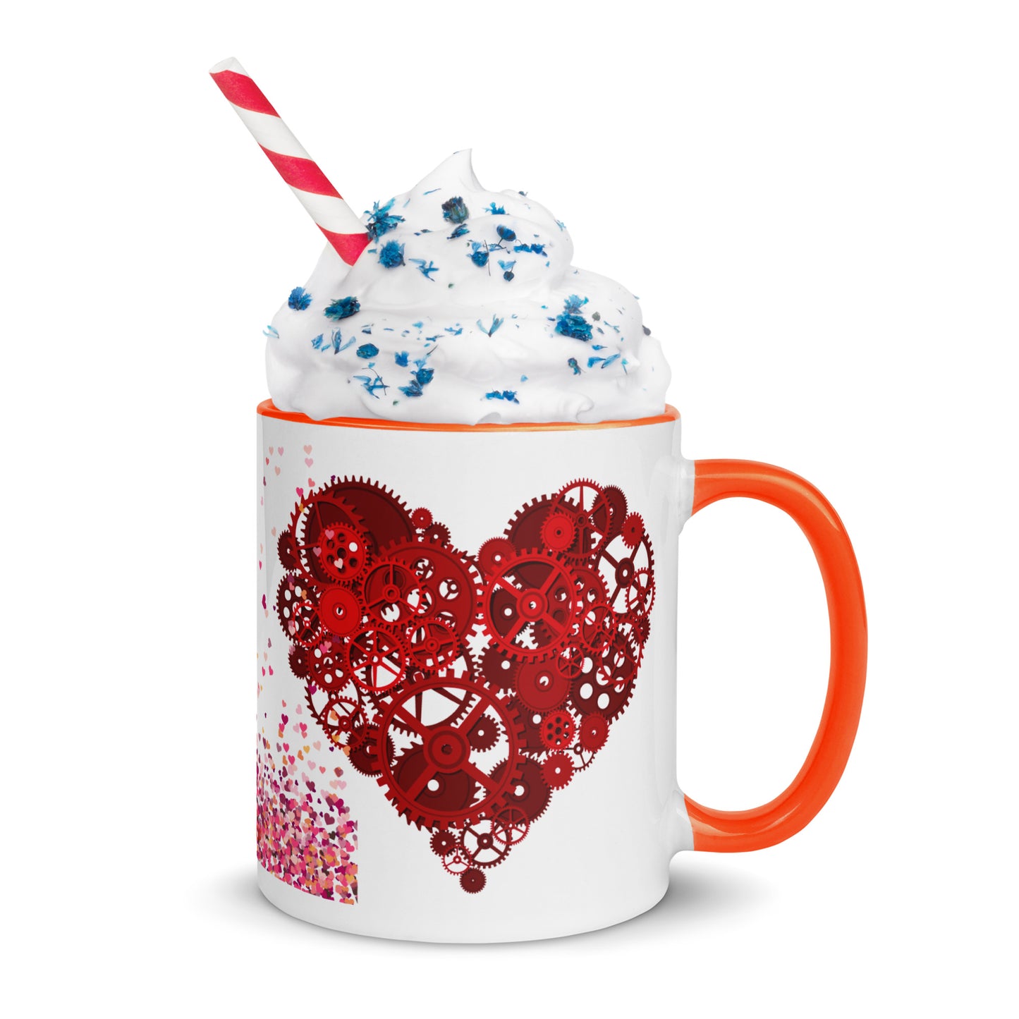 Mug à Intérieur Coloré *Amour *Love *Coeur #4