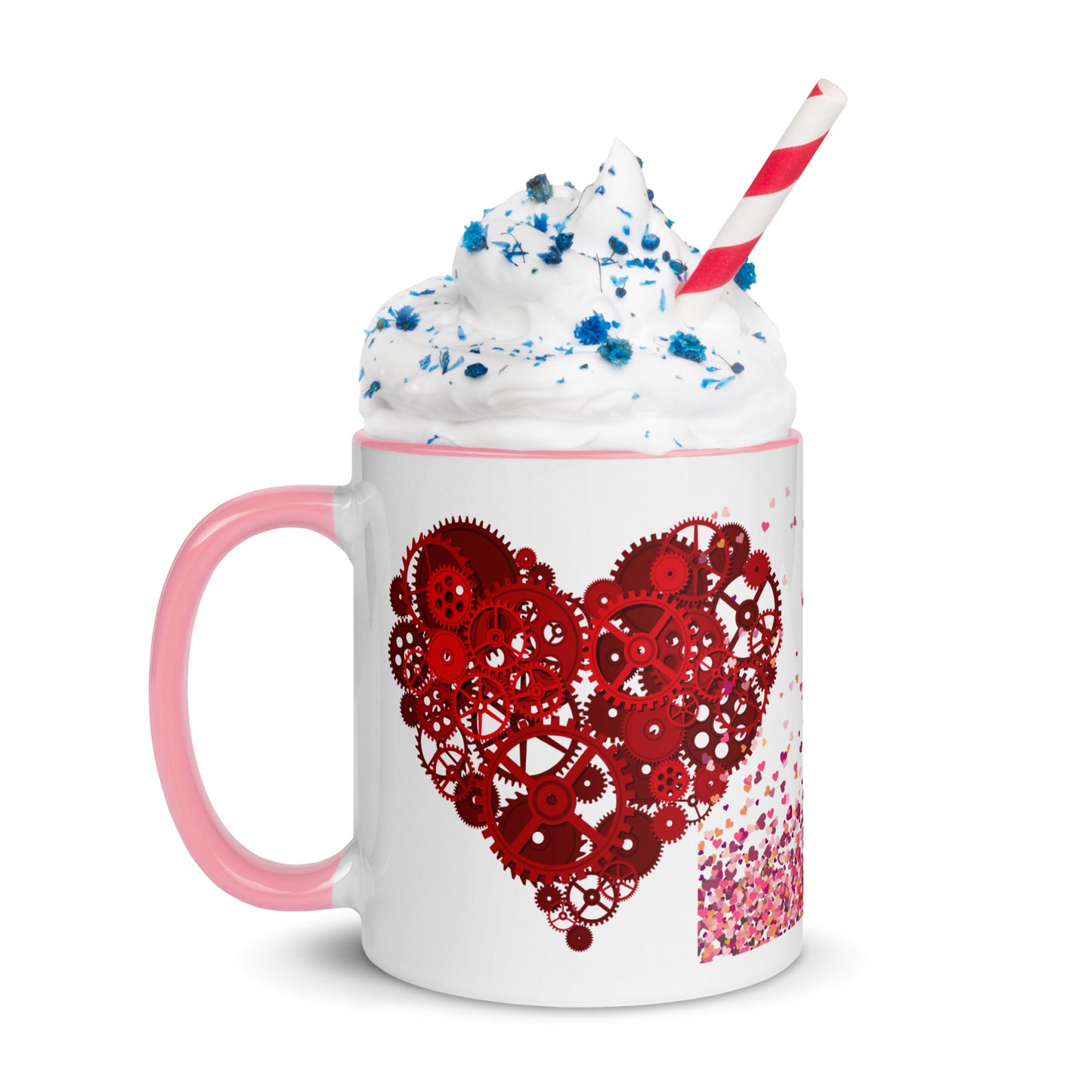 Mug à Intérieur Coloré *Amour *Love *Coeur #4