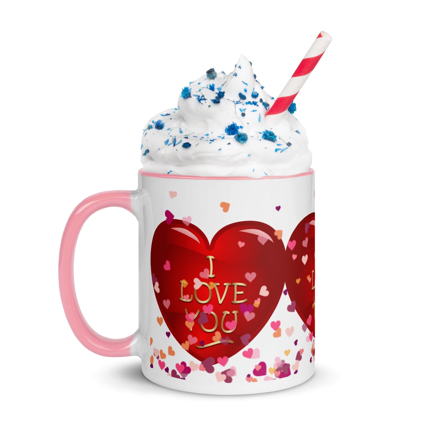 Mug à Intérieur Coloré *Amour *Love *Coeur #5