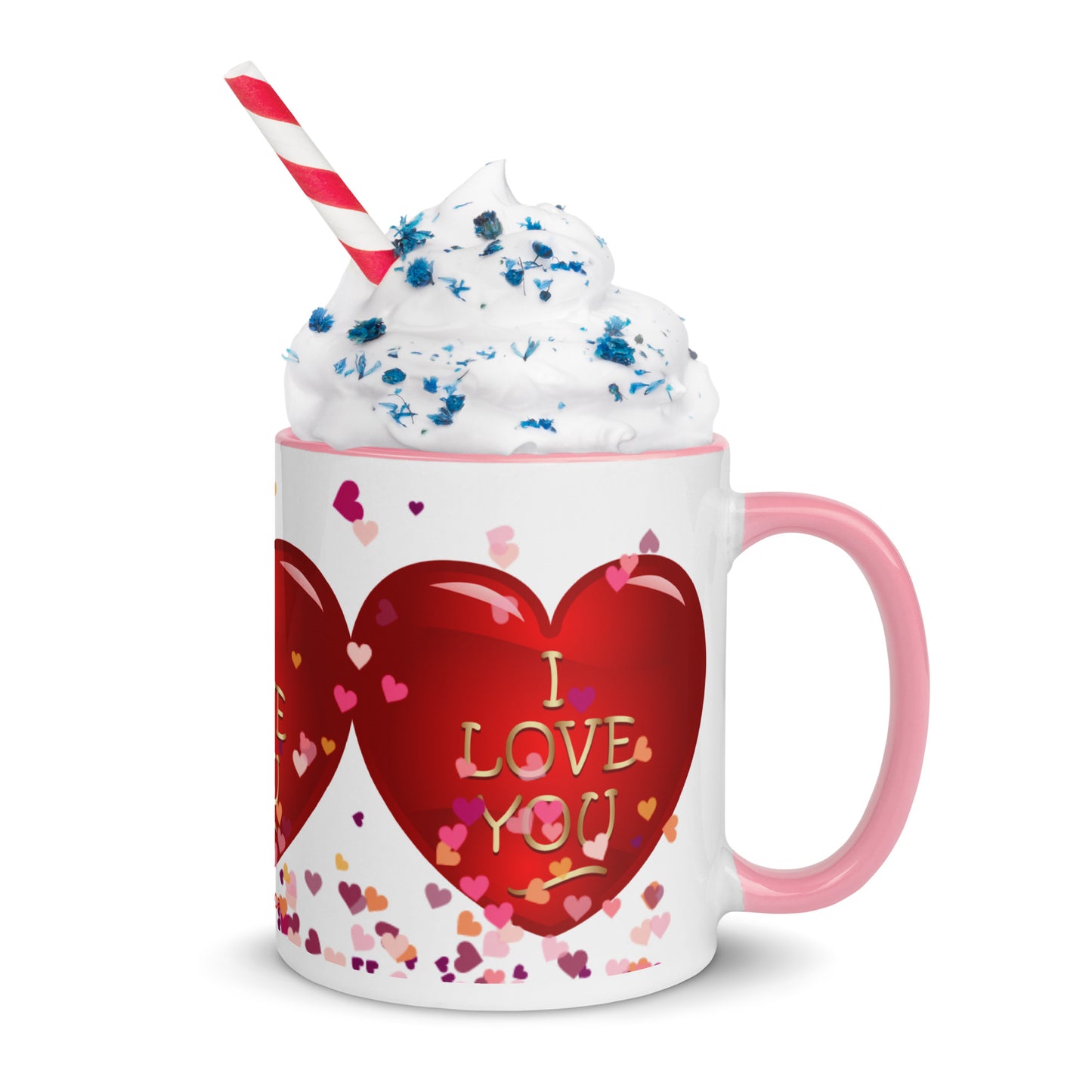 Mug à Intérieur Coloré *Amour *Love *Coeur #5