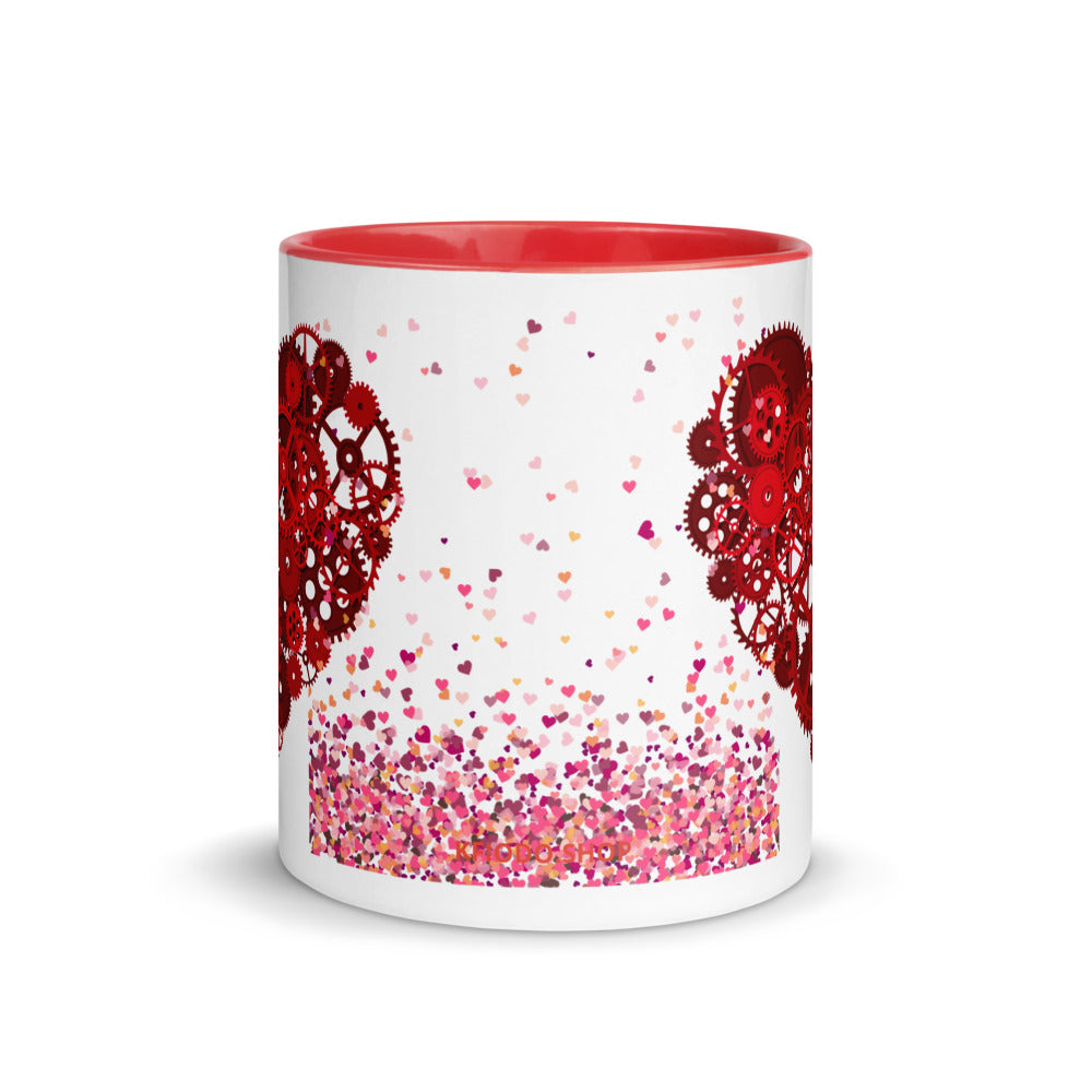 Mug à Intérieur Coloré *Amour *Love *Coeur #4