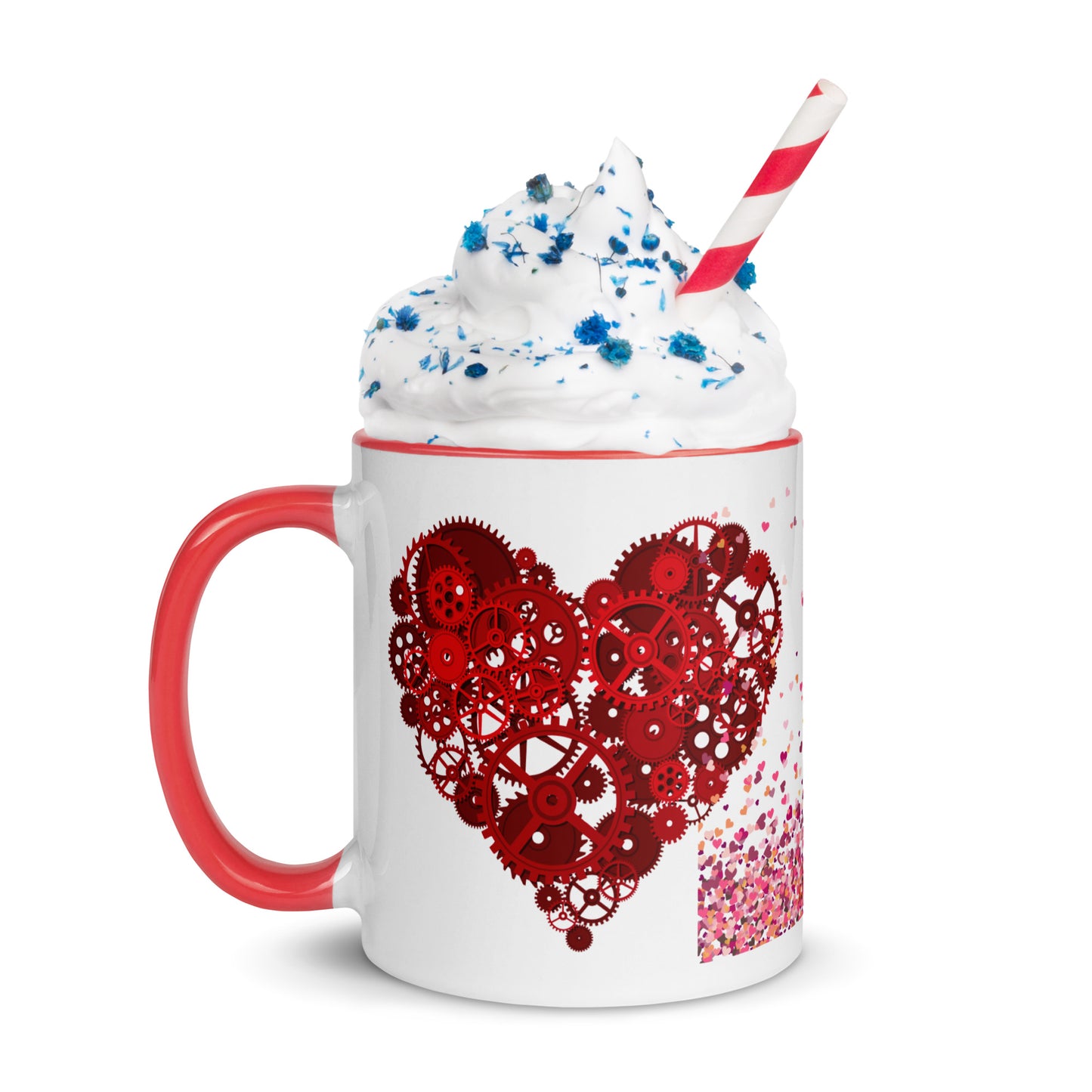 Mug à Intérieur Coloré *Amour *Love *Coeur #4