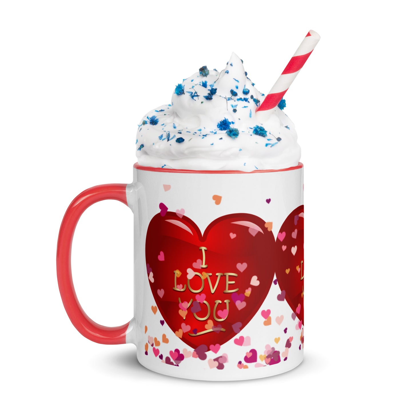 Mug à Intérieur Coloré *Amour *Love *Coeur #5