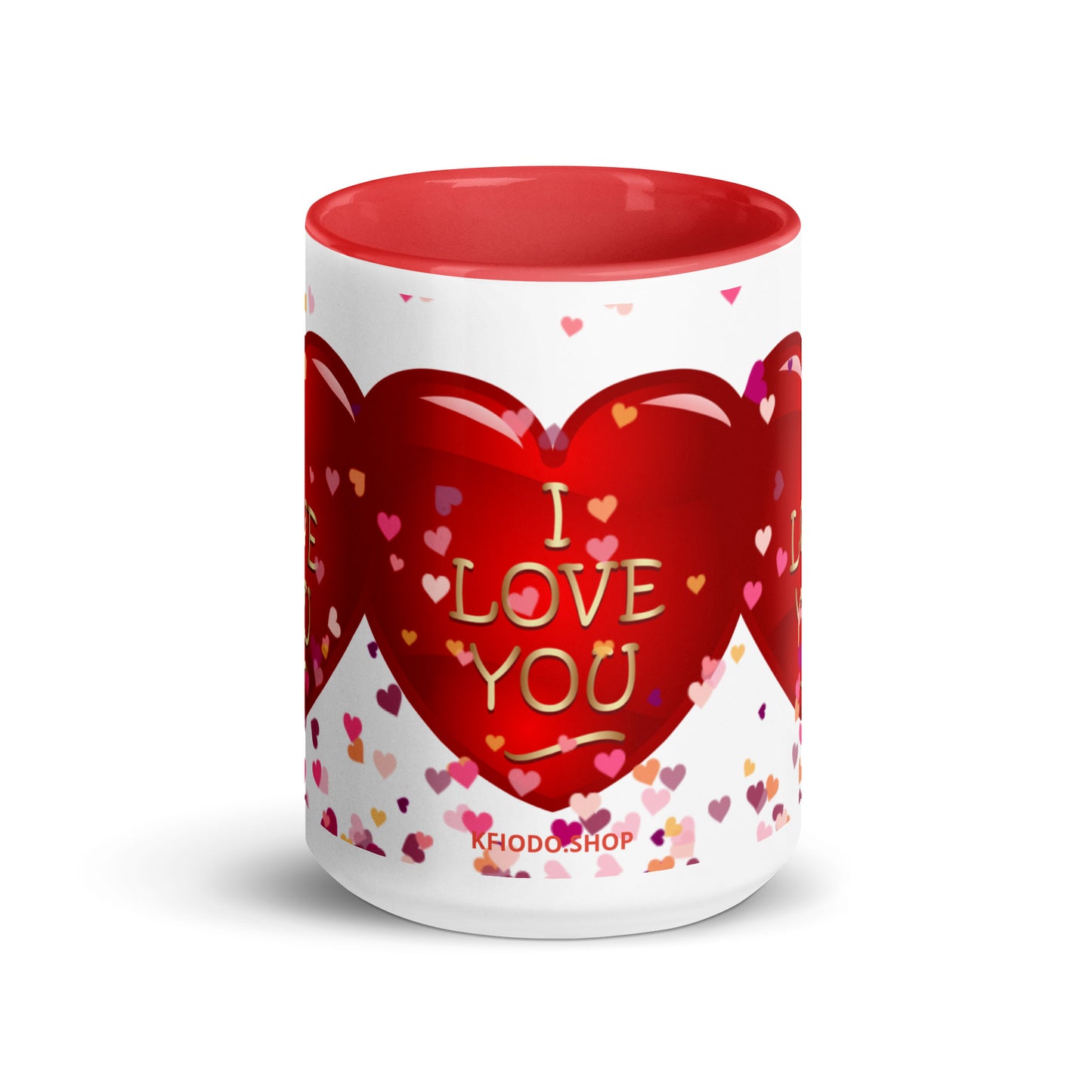 Mug à Intérieur Coloré *Amour *Love *Coeur #5