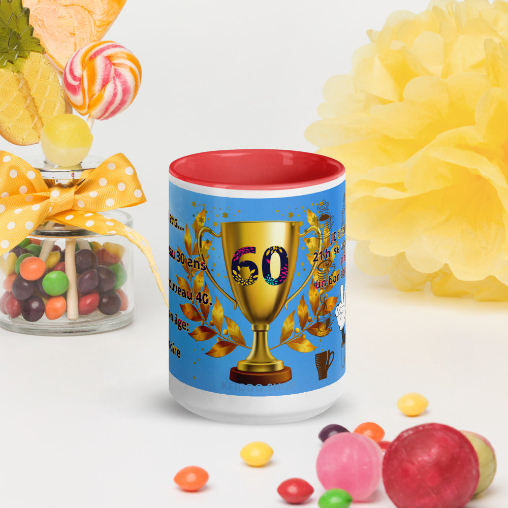 Mug à Intérieur Coloré-9 #60 KFIODO