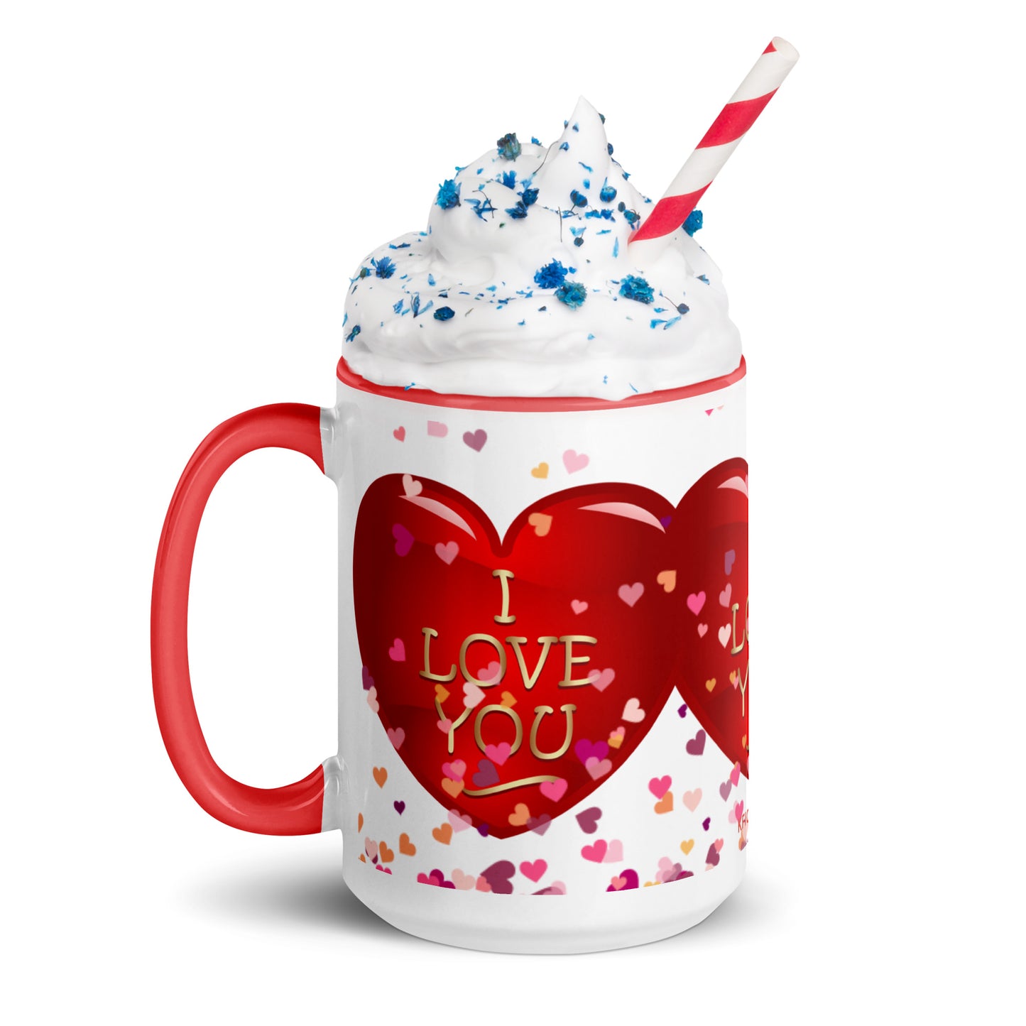 Mug à Intérieur Coloré *Amour *Love *Coeur #5