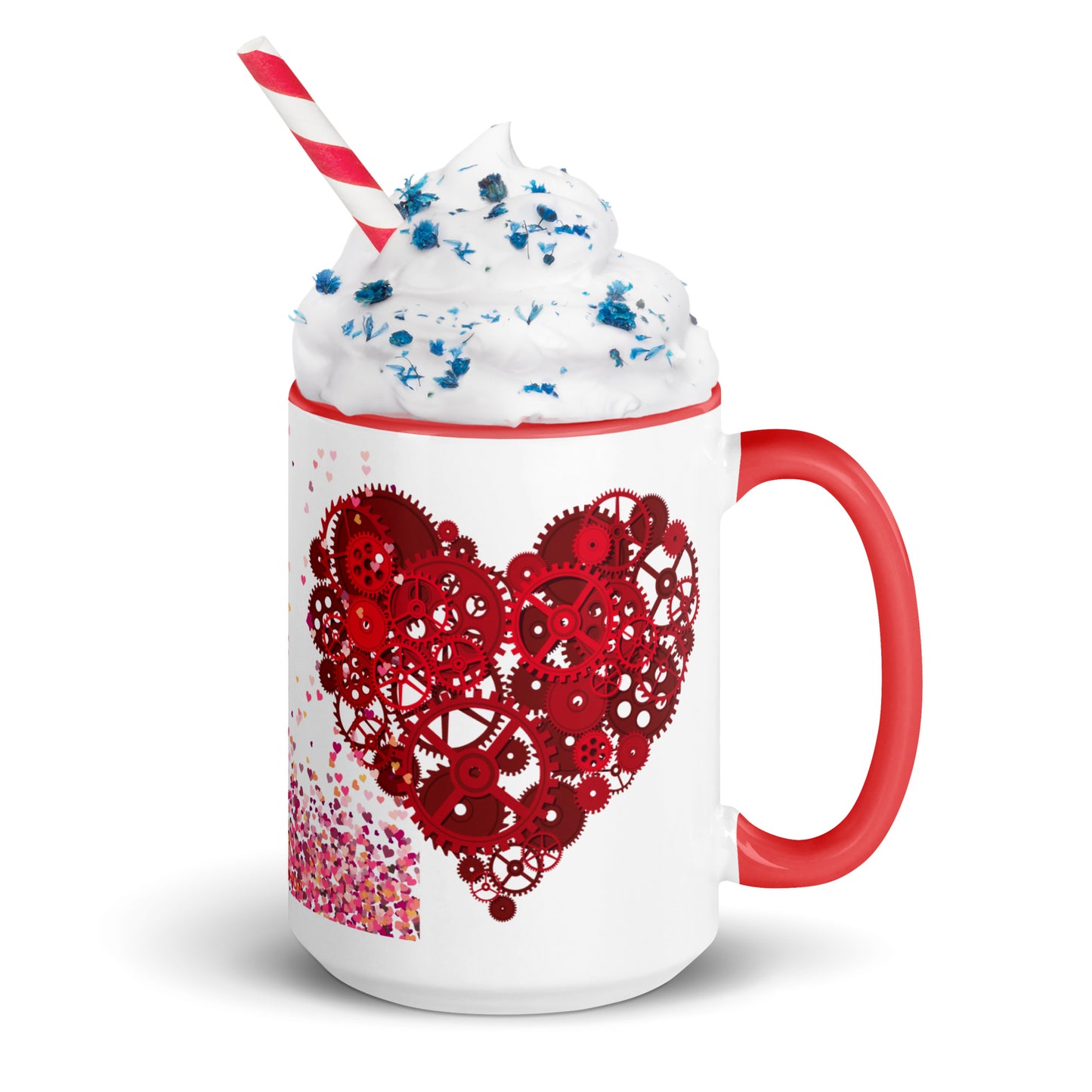 Mug à Intérieur Coloré *Amour *Love *Coeur #4