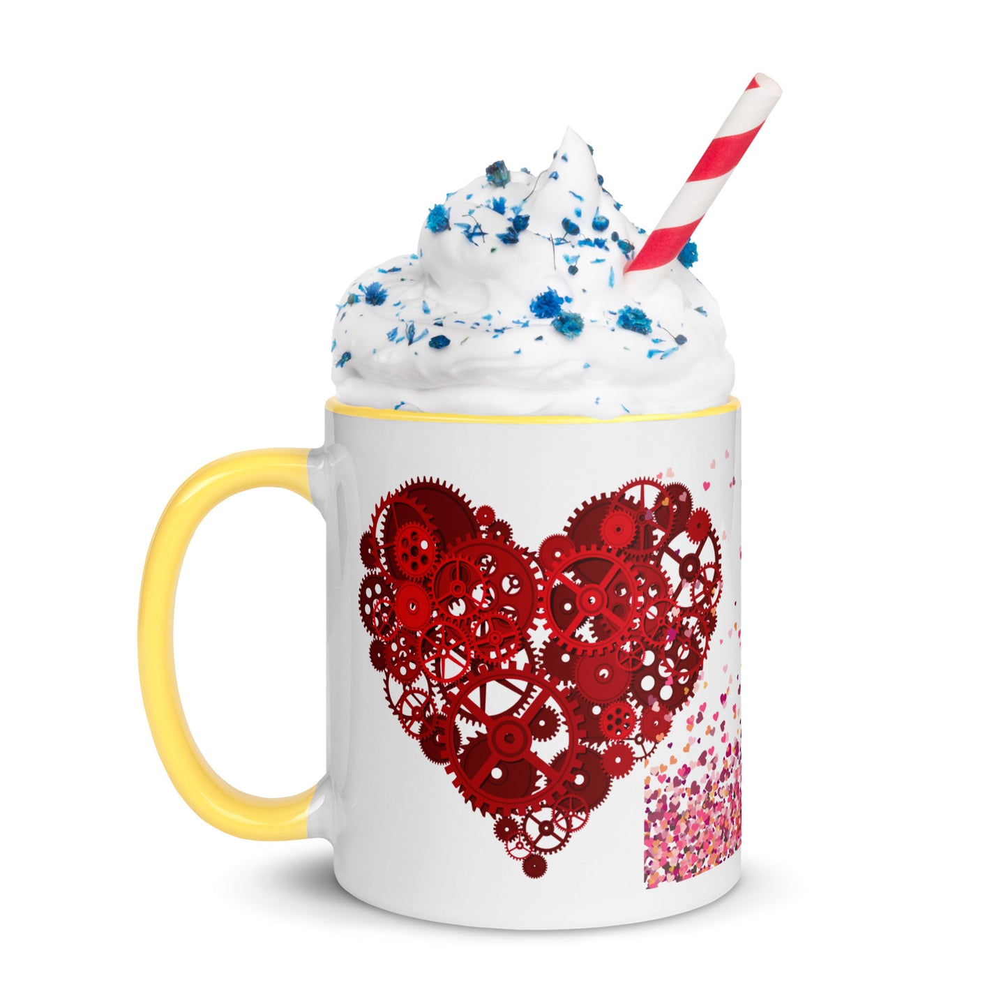 Mug à Intérieur Coloré *Amour *Love *Coeur #4