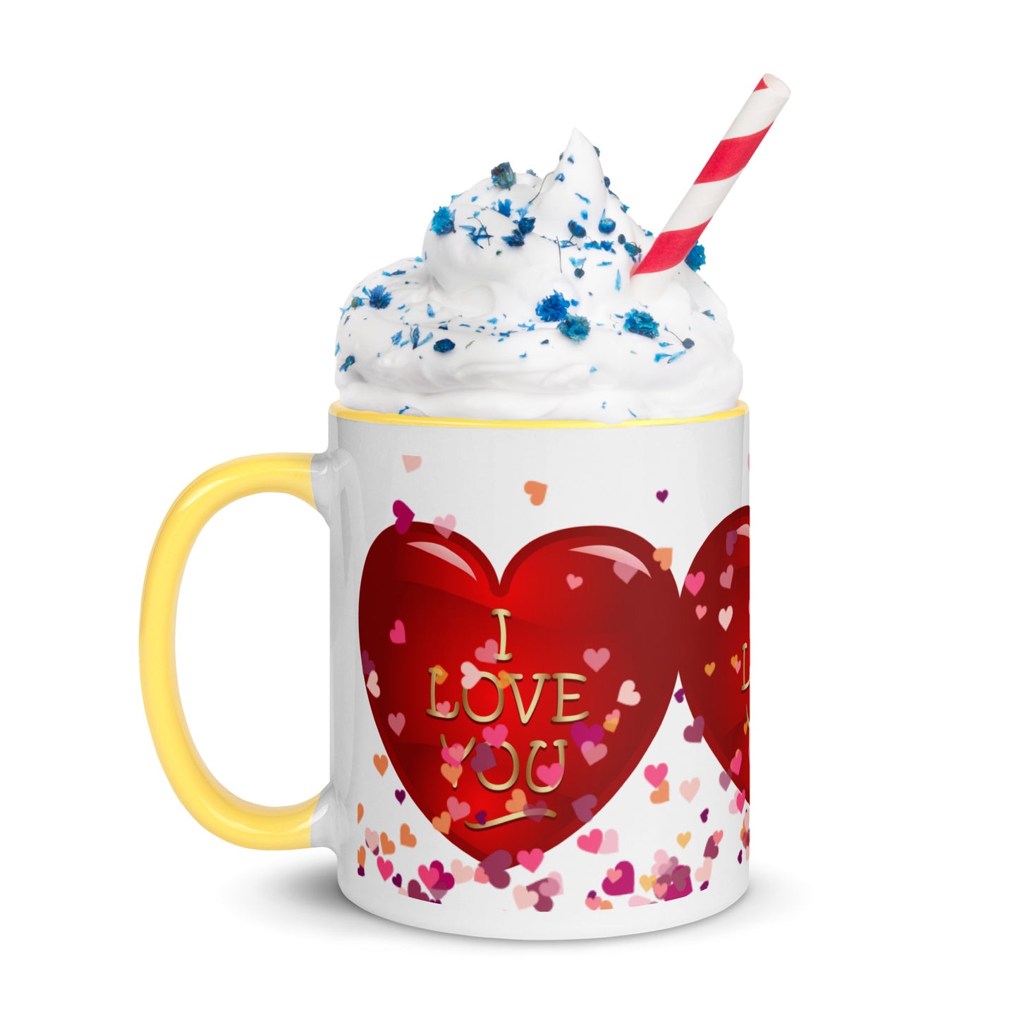 Mug à Intérieur Coloré *Amour *Love *Coeur #5