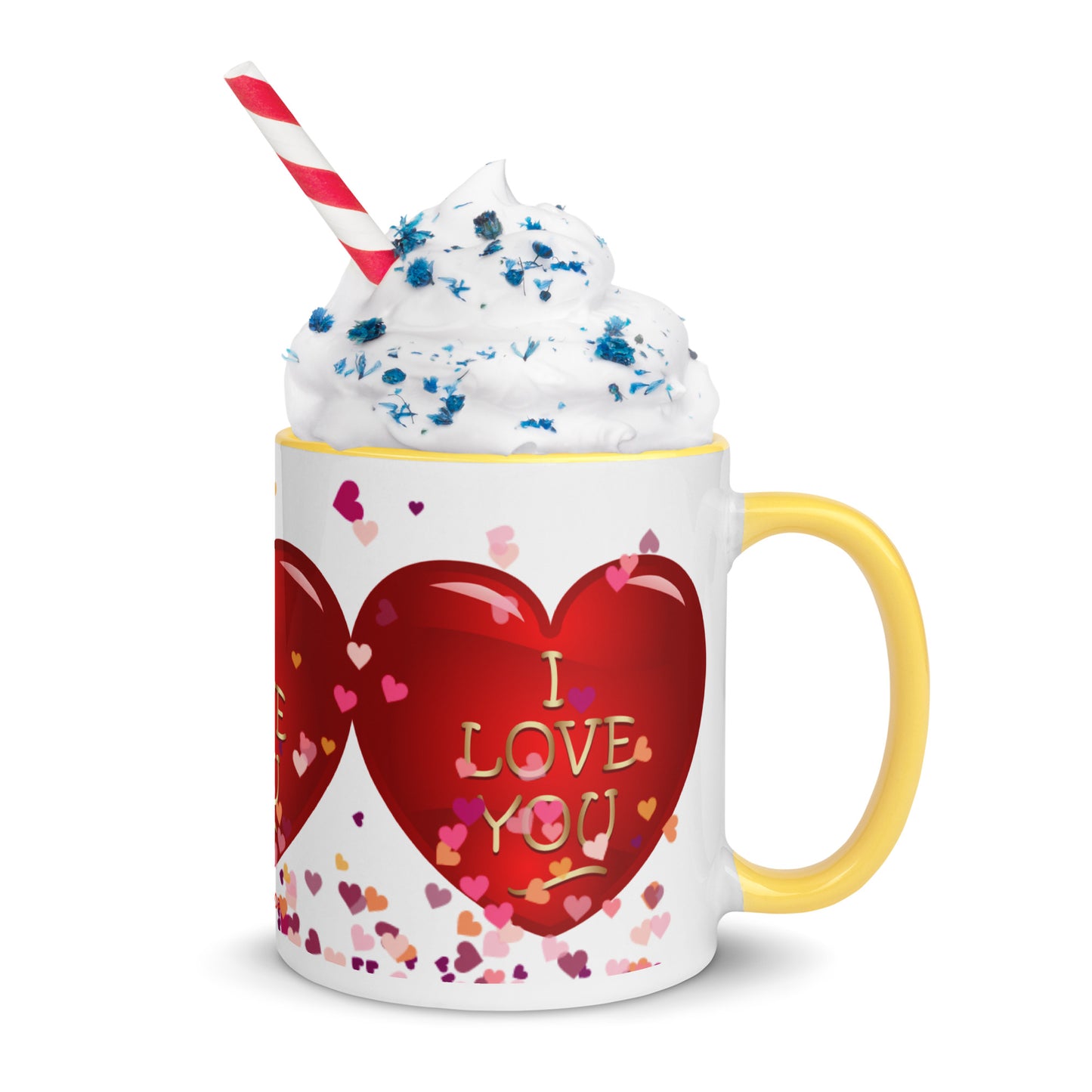 Mug à Intérieur Coloré *Amour *Love *Coeur #5