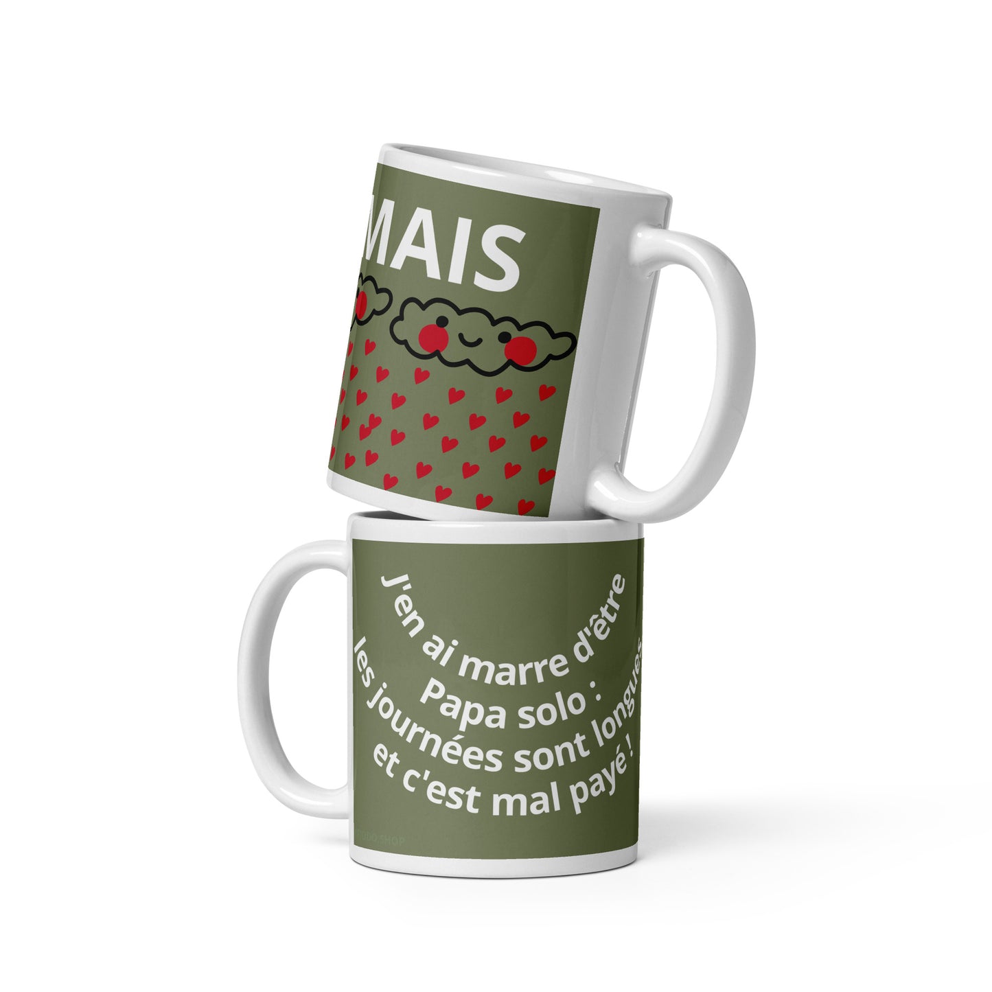 Mug Blanc Brillant *Spéciale Fêtes des PAPAS*