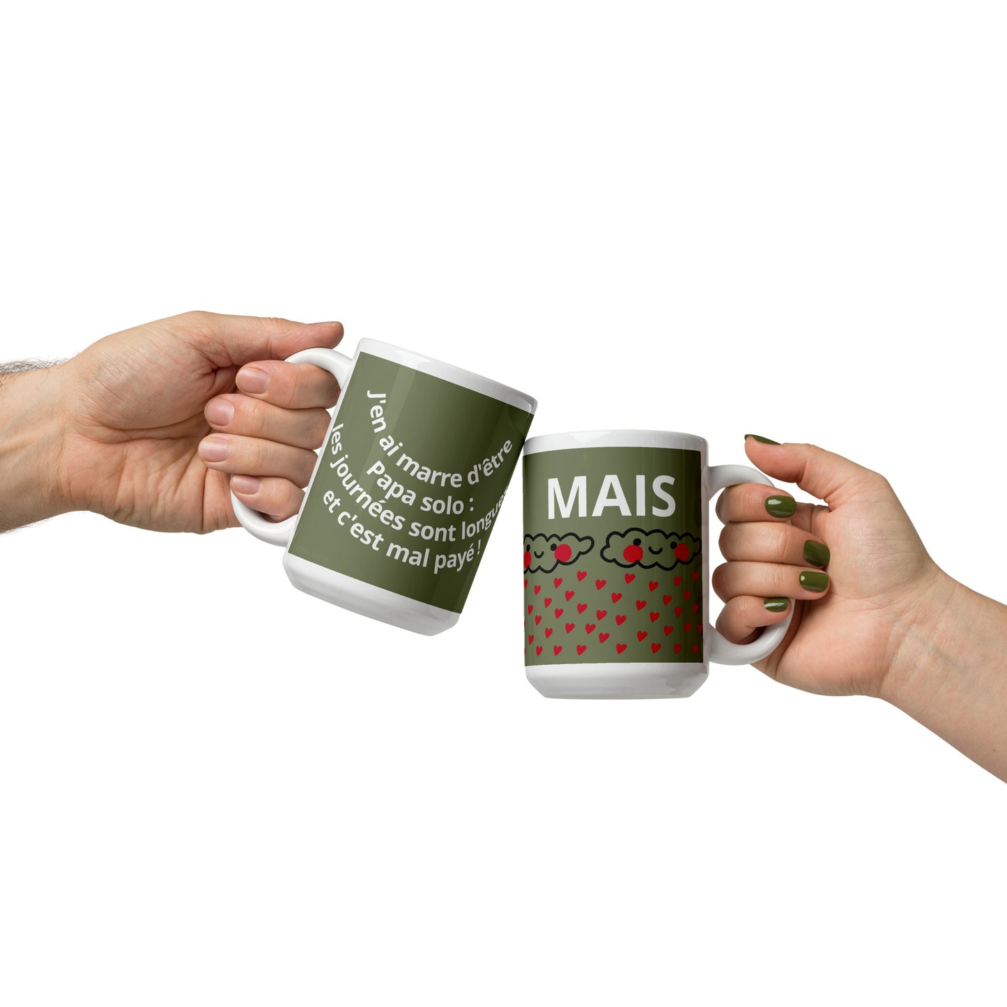 Mug Blanc Brillant *Spéciale Fêtes des PAPAS*