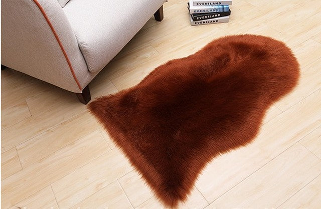 Tapis en fausse fourrure