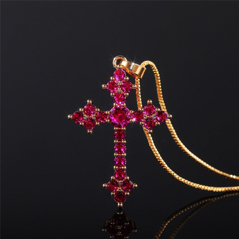 Collier pendentif Croix