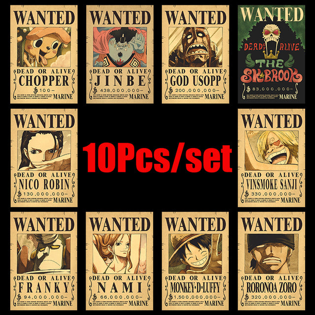 One Piece Posters Vintage