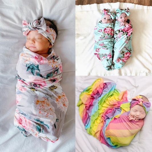 Newborn swaddling outfit