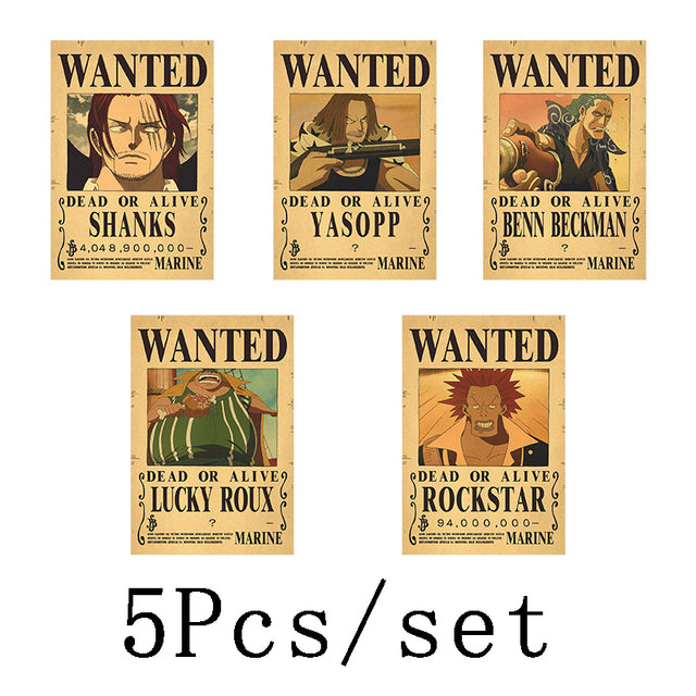 One Piece Posters Vintage