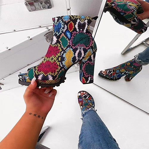 Summer ankle boots