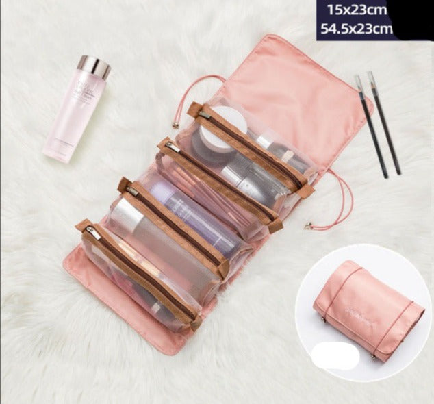 Sac cosmétique en nylon pliable