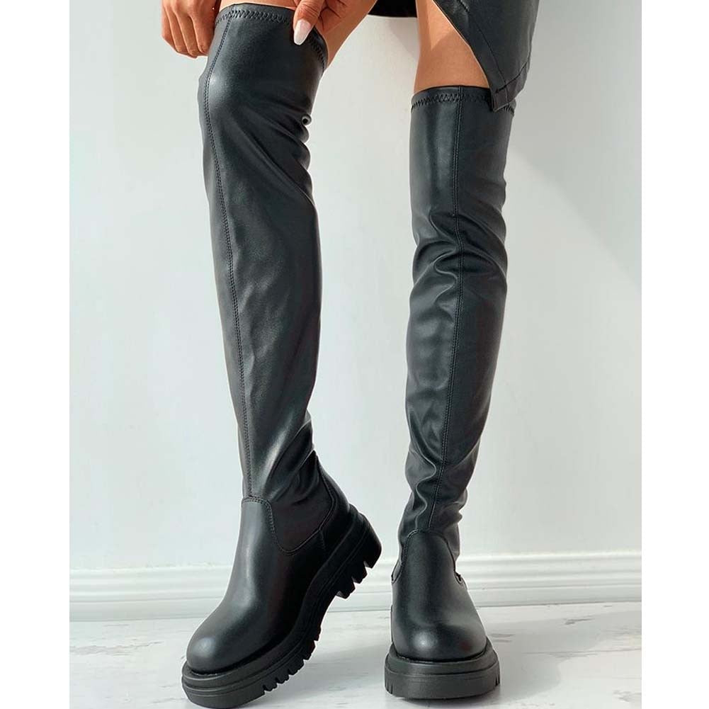 Long platform boots 