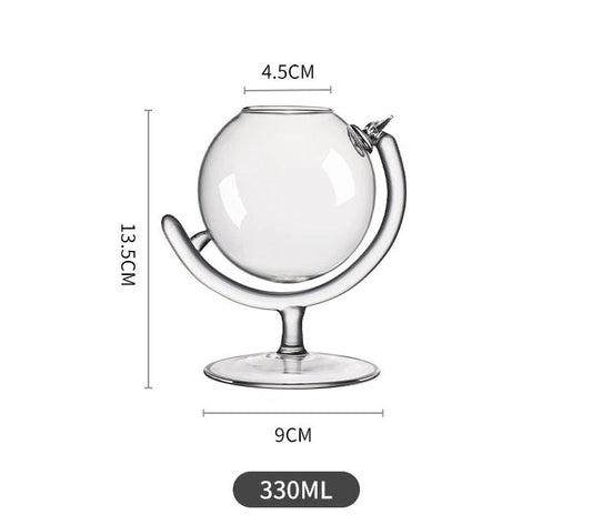 Verre à cocktail design globe